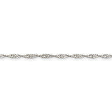 Load image into Gallery viewer, Sterling Silver 2.25mm Singapore Chain
