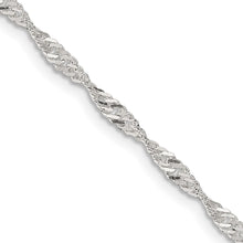 Load image into Gallery viewer, Sterling Silver 2.25mm Singapore Chain
