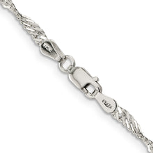 Load image into Gallery viewer, Sterling Silver 3mm Singapore Chain
