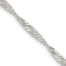 Load image into Gallery viewer, Sterling Silver 3mm Singapore Chain
