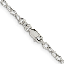 Load image into Gallery viewer, Sterling Silver 3.4mm Oval Cable Chain
