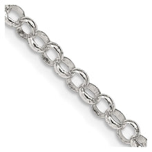 Load image into Gallery viewer, Sterling Silver 4mm Rolo Chain
