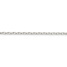 Load image into Gallery viewer, Sterling Silver 2.5mm Oval Fancy Rolo Chain
