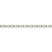 Load image into Gallery viewer, Sterling Silver 3.2mm Oval Fancy Rolo Chain
