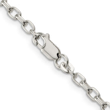Load image into Gallery viewer, Sterling Silver 3.2mm Oval Fancy Rolo Chain
