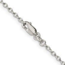 Load image into Gallery viewer, Sterling Silver 2.25mm Oval Cable Chain
