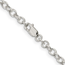 Load image into Gallery viewer, Sterling Silver 3.75mm Oval Cable Chain
