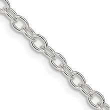 Load image into Gallery viewer, Sterling Silver 3.75mm Oval Cable Chain
