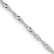 Load image into Gallery viewer, Sterling Silver 1.75mm Singapore Chain

