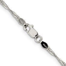 Load image into Gallery viewer, Sterling Silver 2mm Singapore Chain
