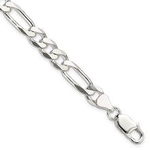 Load image into Gallery viewer, Sterling Silver 7.5mm Figaro Chain
