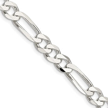 Load image into Gallery viewer, Sterling Silver 7.5mm Figaro Chain
