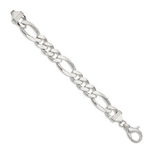 Load image into Gallery viewer, Sterling Silver 15mm Figaro Chain
