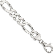 Load image into Gallery viewer, Sterling Silver 15mm Figaro Chain
