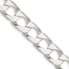Load image into Gallery viewer, Sterling Silver 10.3mm Flat Open Curb Chain
