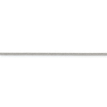 Load image into Gallery viewer, Sterling Silver 1.25mm Diamond-cut Round Franco Chain
