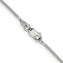 Load image into Gallery viewer, Sterling Silver 1.25mm Diamond-cut Round Franco Chain
