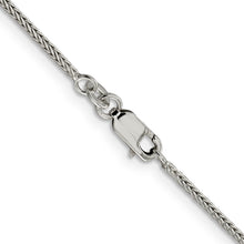 Load image into Gallery viewer, Sterling Silver 1.45mm Diamond-cut Round Franco Chain w/2in ext.
