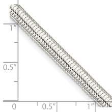 Load image into Gallery viewer, Sterling Silver 5mm 6-sided Oval Snake Chain
