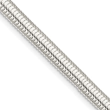 Load image into Gallery viewer, Sterling Silver 5mm 6-sided Oval Snake Chain
