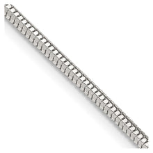 Load image into Gallery viewer, Sterling Silver 2mm Diamond-cut Snake Chain
