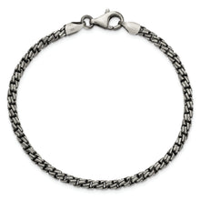 Load image into Gallery viewer, Sterling Silver Antiqued Brushed Bracelet
