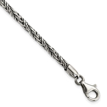 Load image into Gallery viewer, Sterling Silver Antiqued Polished Rope Bracelet
