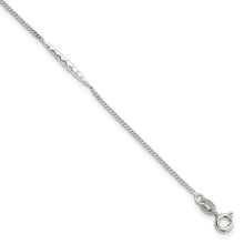 Load image into Gallery viewer, Sterling Silver 9in Plus 1 in Ext. Textured Bar Anklet
