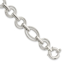Load image into Gallery viewer, Sterling Silver Polished Fancy Link Bracelet
