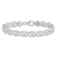 Load image into Gallery viewer, Sterling Silver Polished Fancy Link Bracelet
