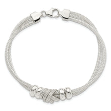 Load image into Gallery viewer, Sterling Silver Polished Knot Bracelet
