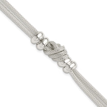 Load image into Gallery viewer, Sterling Silver Polished Knot Bracelet
