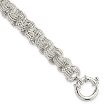 Load image into Gallery viewer, Sterling Silver Polished Fancy Link Bracelet
