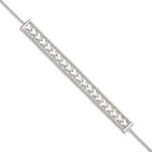 Load image into Gallery viewer, Sterling Silver Hearts Chain w/1in ext Bracelet

