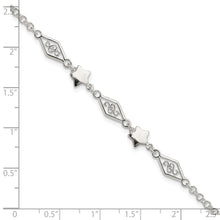 Load image into Gallery viewer, Sterling Silver Fancy Star Bracelet

