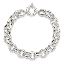 Load image into Gallery viewer, Sterling Silver Polished Fancy Link Bracelet
