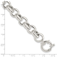 Load image into Gallery viewer, Sterling Silver Polished Fancy Link Bracelet
