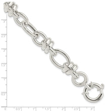 Load image into Gallery viewer, Sterling Silver Polished Fancy Link Bracelet
