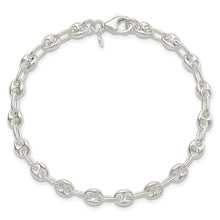 Load image into Gallery viewer, Sterling Silver Polished Fancy Link Bracelet
