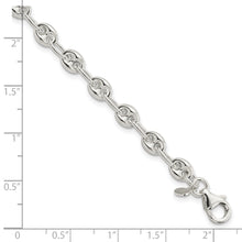 Load image into Gallery viewer, Sterling Silver Polished Fancy Link Bracelet
