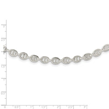 Load image into Gallery viewer, Sterling Silver Polished Fancy Link 18in Necklace
