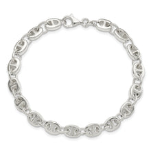 Load image into Gallery viewer, Sterling Silver Polished Fancy Link 7.5in Bracelet
