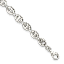 Load image into Gallery viewer, Sterling Silver Polished Fancy Link 7.5in Bracelet
