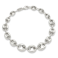 Load image into Gallery viewer, Sterling Silver Polished Fancy Link 7.5in Bracelet
