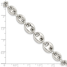 Load image into Gallery viewer, Sterling Silver Polished Fancy Link 7.5in Bracelet
