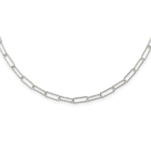 Load image into Gallery viewer, Sterling Silver D/C Fancy Open Link w/1.5 in ext. Necklace
