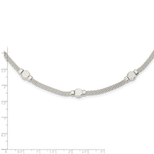 Load image into Gallery viewer, Sterling Silver Mesh Fancy Necklace
