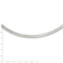 Load image into Gallery viewer, Sterling Silver Polished Wire Wrapped w/ 2in ext. Necklace
