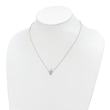 Load image into Gallery viewer, Sterling Silver Rhodium-plated Fingers Crossed Necklace
