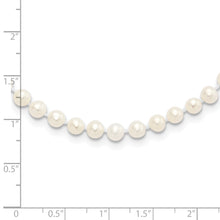 Load image into Gallery viewer, Sterling Silver Rhodium 4-5mm White FWC Pearl Necklace
